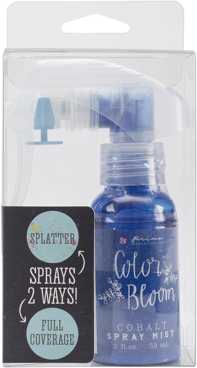 Art Philosophy Prima Marketing CBS-3898 Color Bloom Spray Bottle, 2-Ounce, Sultry Shimmer Cobalt