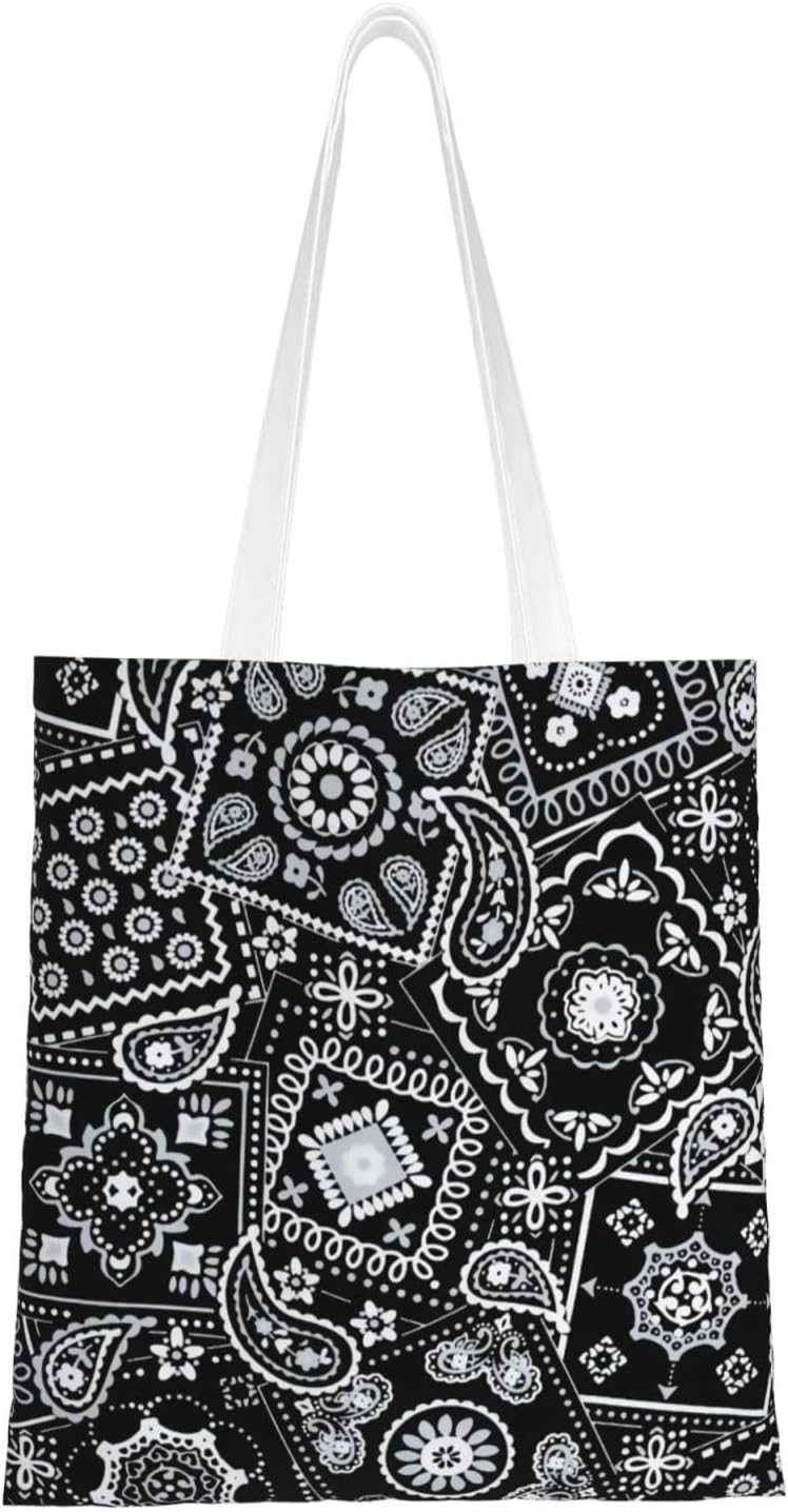 トートバッグ レディース ペイズリー柄 エコバッグ ショルダーバッグ  