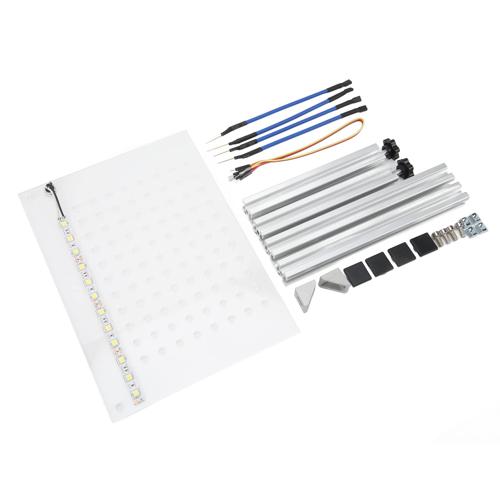 LED BDM Cadre Support, Alliage D'Aluminium Outil de Réglage de Puce ECU avec Broche de Sonde pour KTAG KESS pour Programmation Flash ECU
