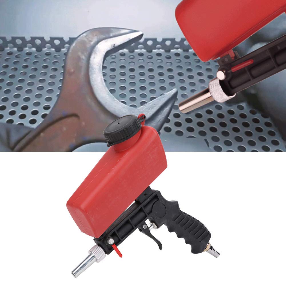 Sableuse Pistolet de Sablage Pneumatique 90PSI Petite Machine de Sablage Portative pour le Polissage Sablage et L'élimination la Rouille du Métal