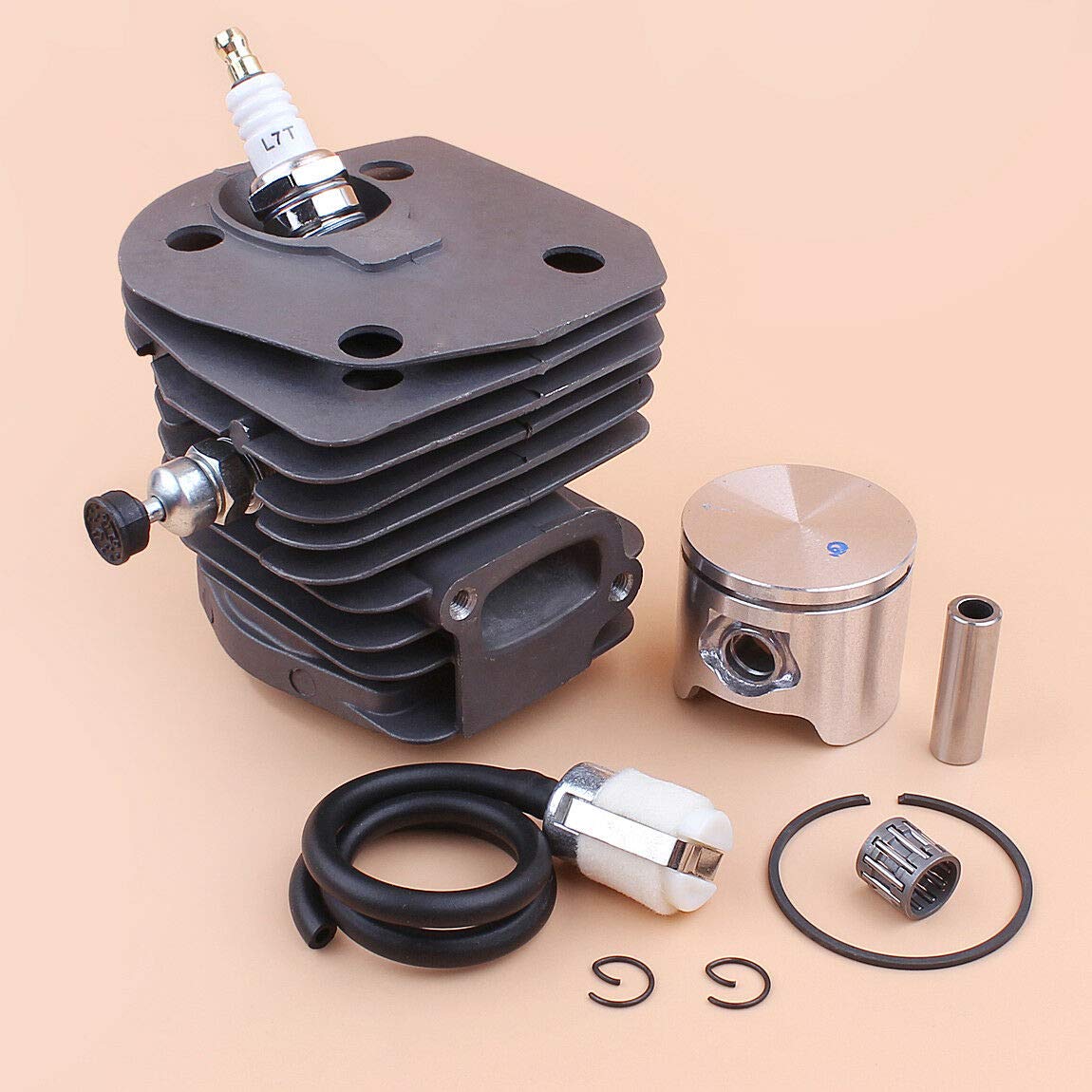 Kit de cilindro de 44 mm apto para motosierra Jonsered 2149 Turbo 2150 2152 49.4cc calidad OEM