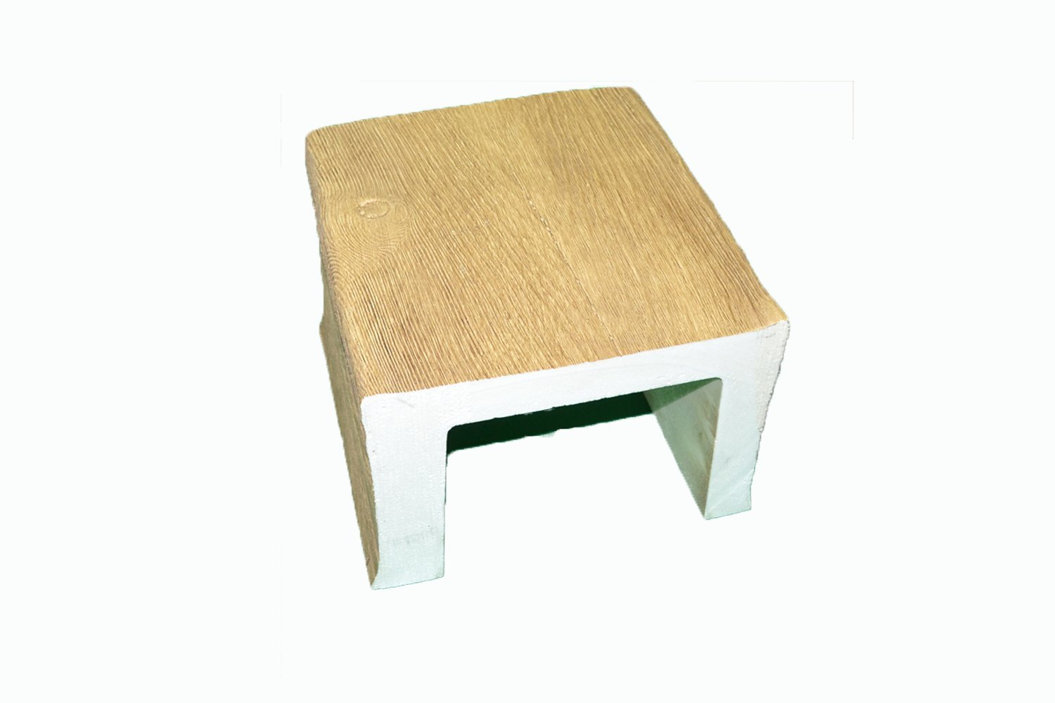 Viga de poliuretano castaño 300x22,5x17,5 cm para decoración de techos rústicos