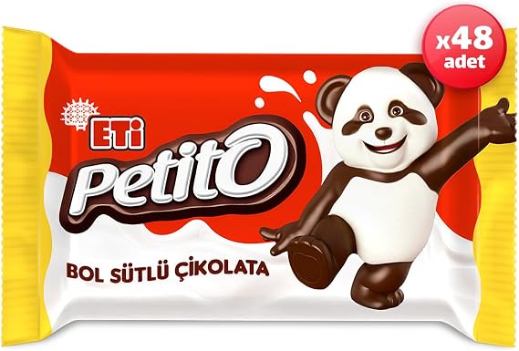 Eti Petito Classic Lots of Milk Chocolate 8 g x 48 Pieces