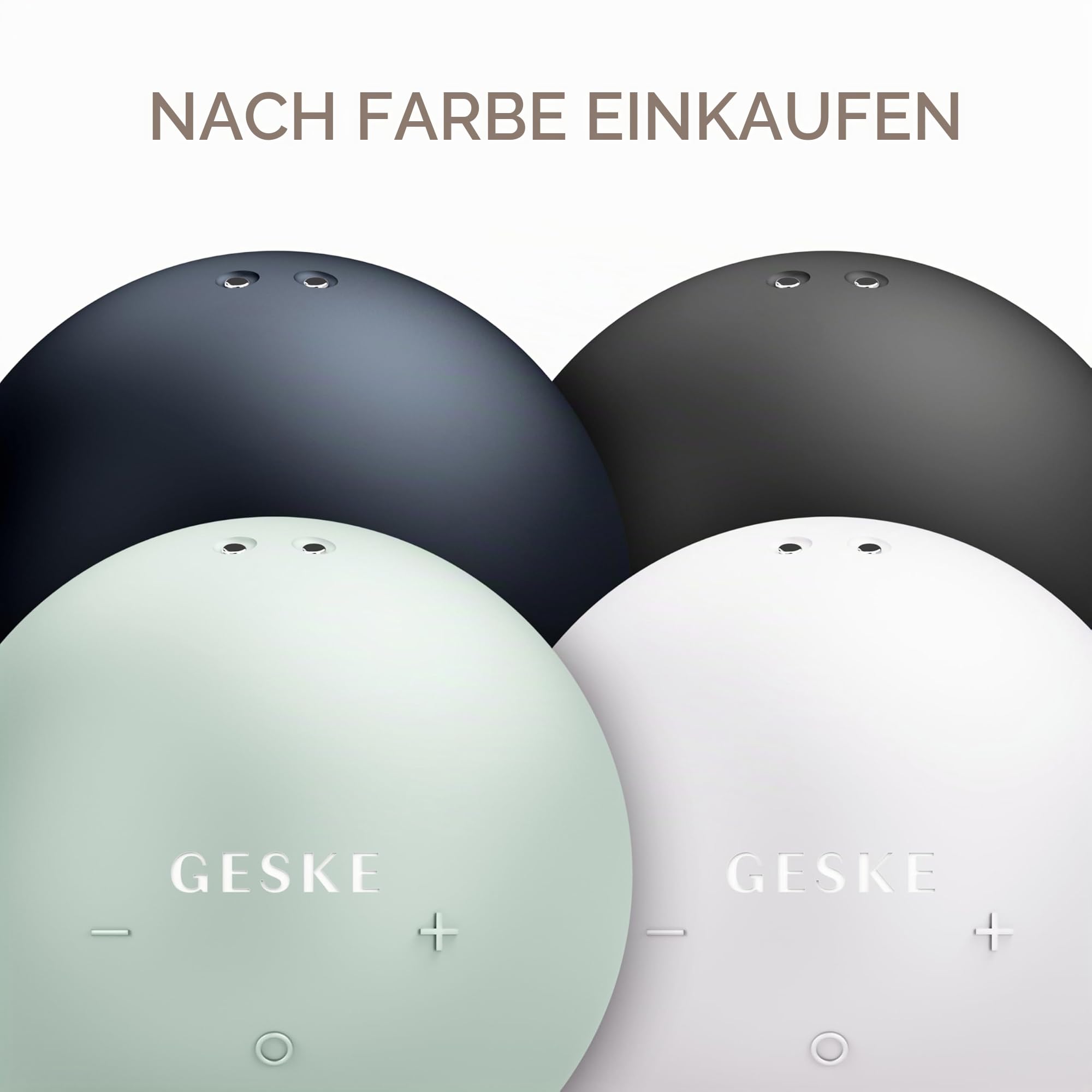 GESKE Anti-Aging Skin Tightener | 6 in 1 | Wärmetechnologie | SmartAppGuided™ | Fortschrittliches Anti-Aging | Radiofrequenz Hautstraffung | Hauterneuerung mit SmartSonic Pulsations