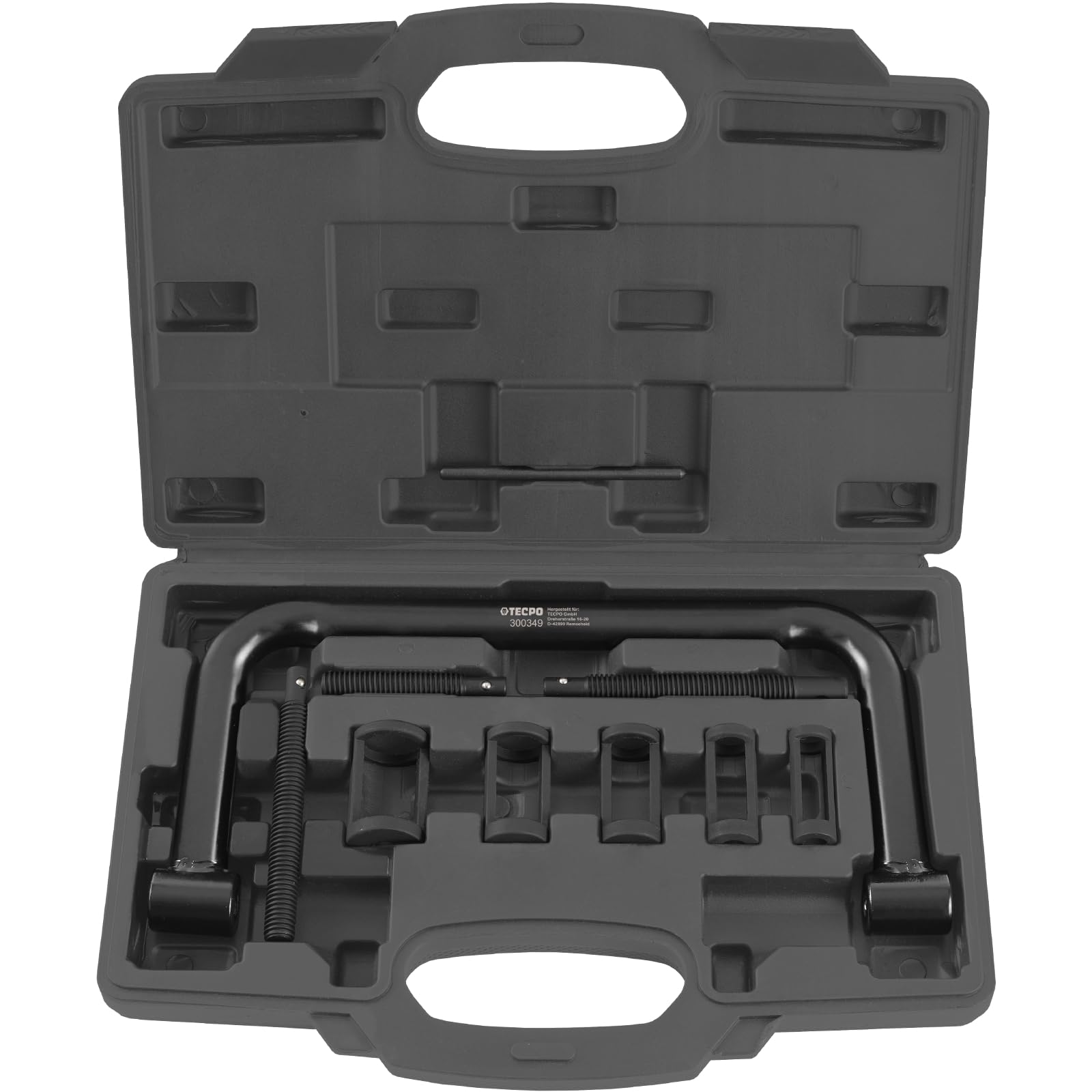 TECPO Ventil Federspanner Werkzeug Satz Ventilläpper + Ventilschleifpaste