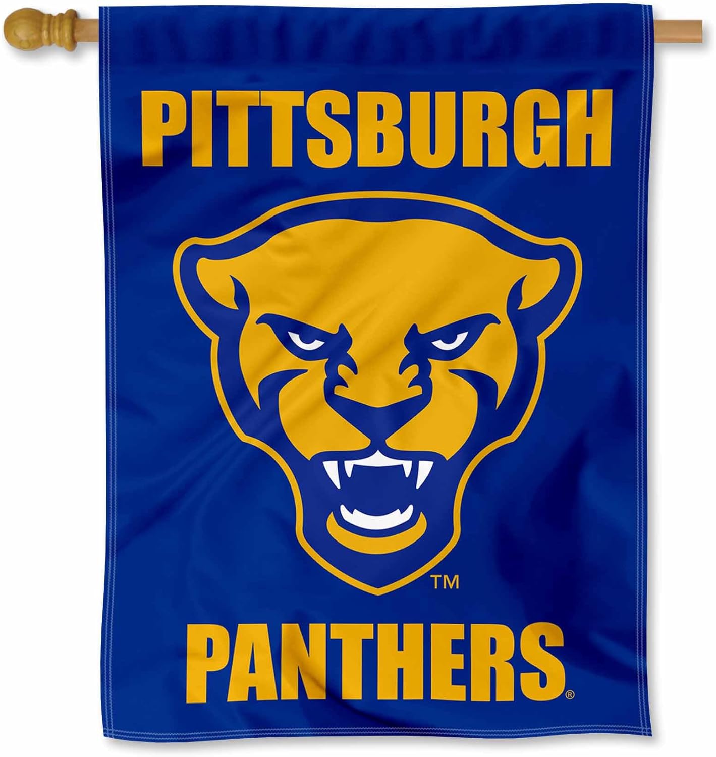 Pittsburgh Panthers Double Sided House Banner Flag