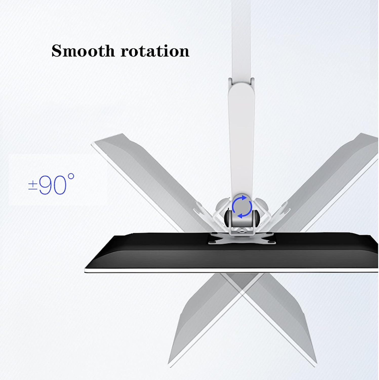 Monitor Arm Monitor Arm Single Monitor Stand Desk Mount Wall-Mounted Foldable Monitor Stand Arm 22"-30" Adjustable Monitor Wall Mount Bracket, Holds Up to 17.6 Lbs Monitors Bracket (Color : Bl image 5