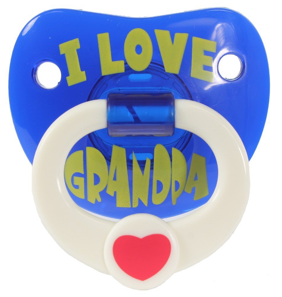 Sucette Billy Bob pour Bébé - Doux et Sécurisé pour les Petits - I Love My Grandpa