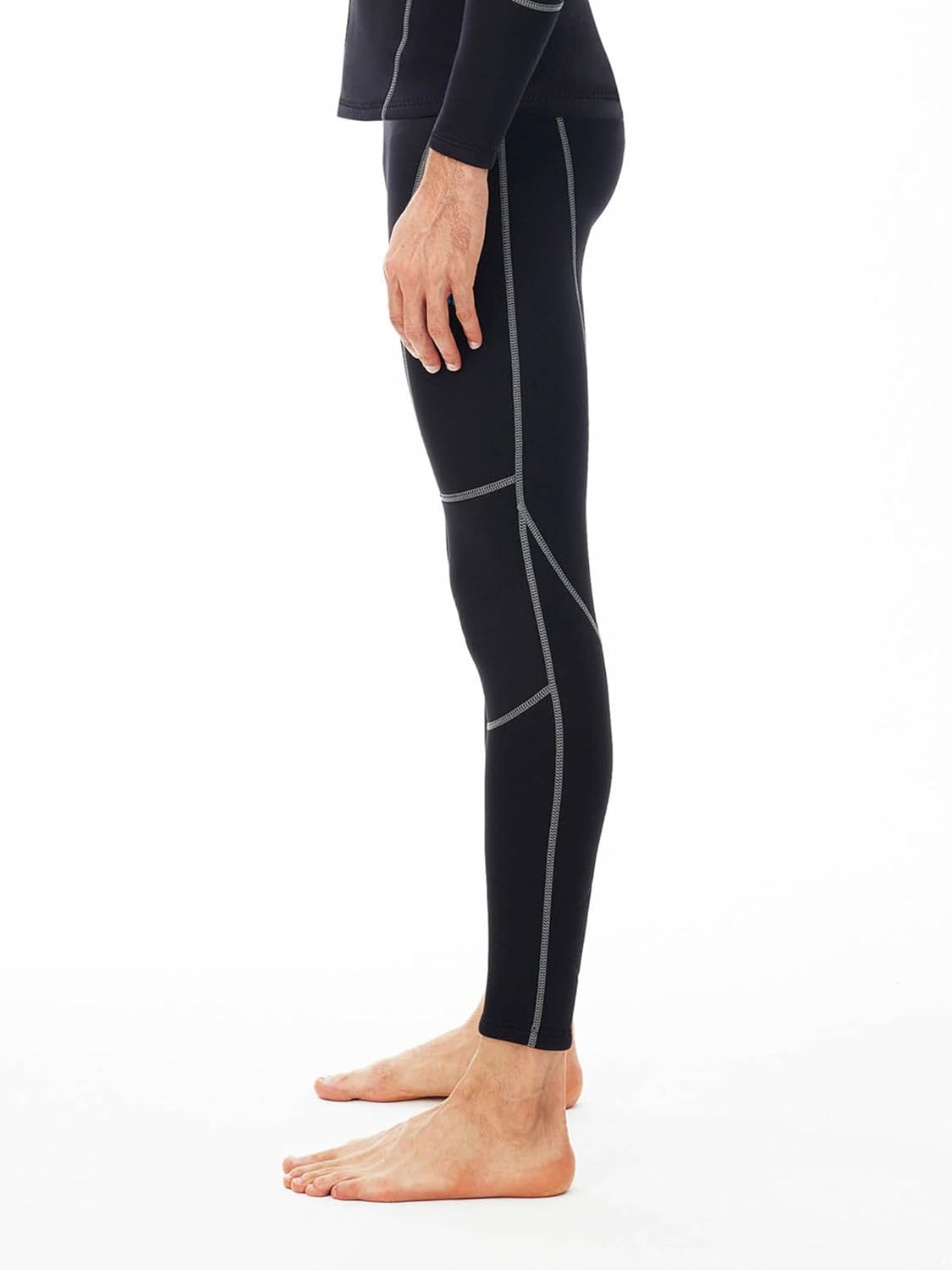 Men 3mm Neoprene Wetsuit Pants Diving Trousers Water Sports Swim Pants for Snorkeling Scuba Kayaking