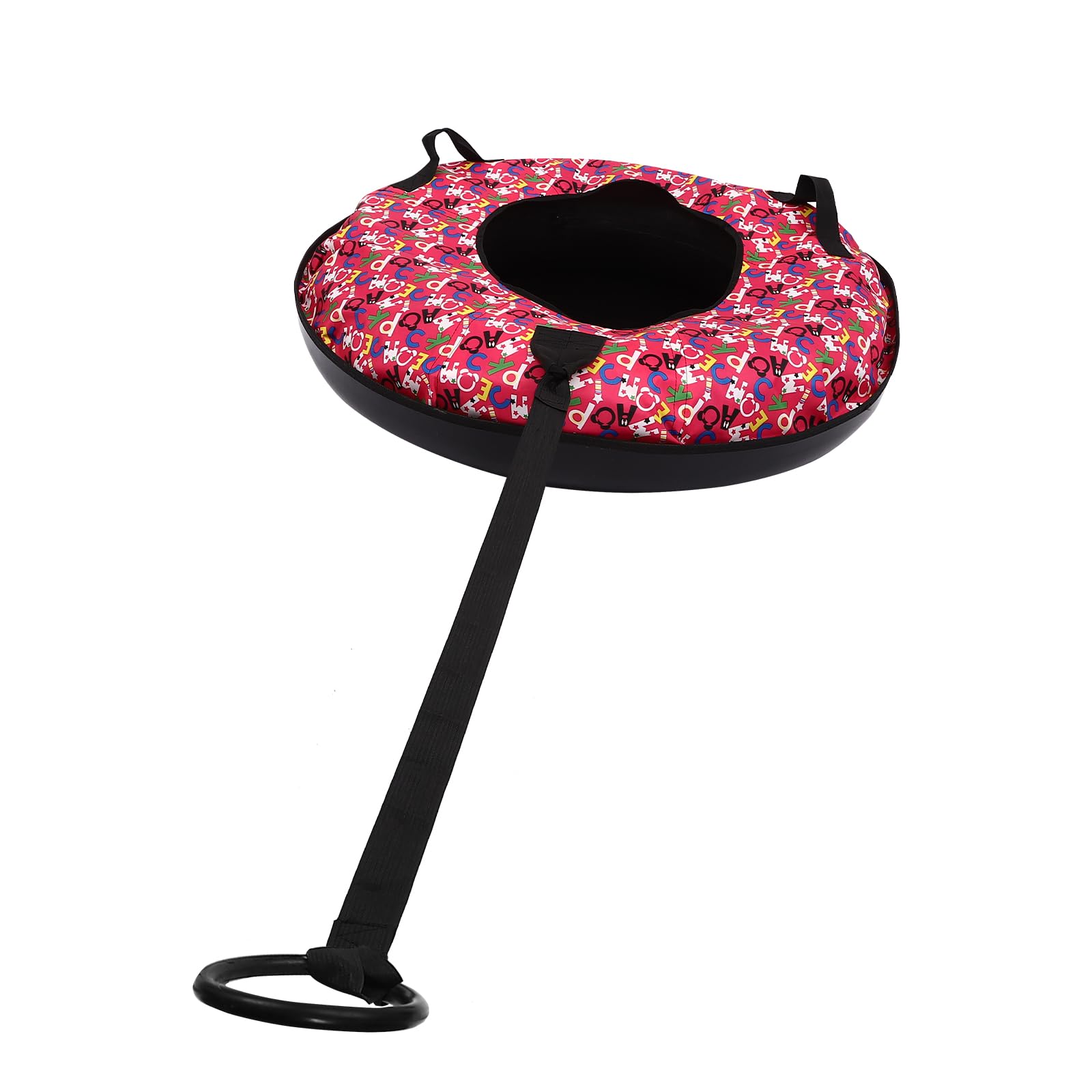 CNCEST Oxford Cloth Inflatable Sledding Tube, 35.43in Inflatable Sled, Kids and Adult Snow Sleds for Outdoor Skiing,Sand,Grass Sliding