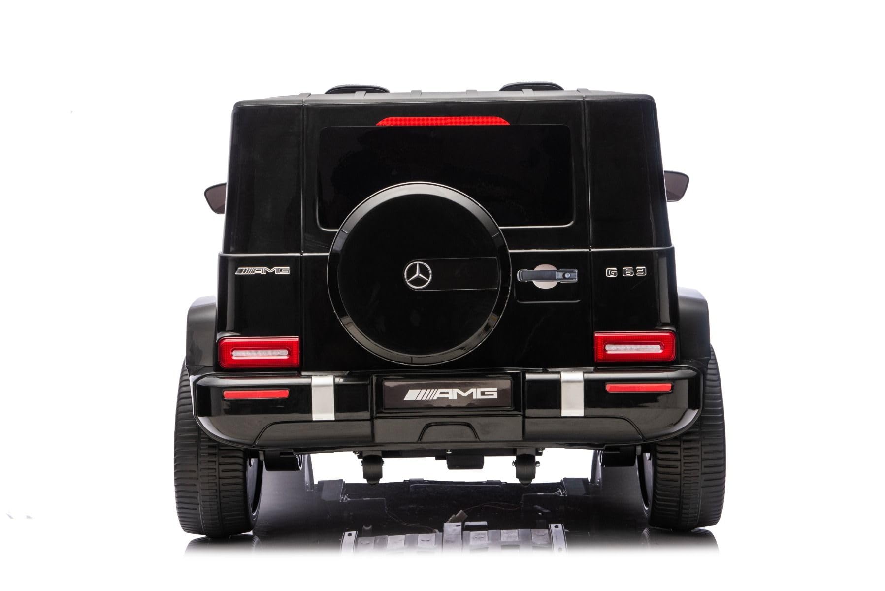 Mercedes-Benz G63 AMG Voiture Électrique Enfants 24V Deux Places Noir 4x4 Batterie Lithium