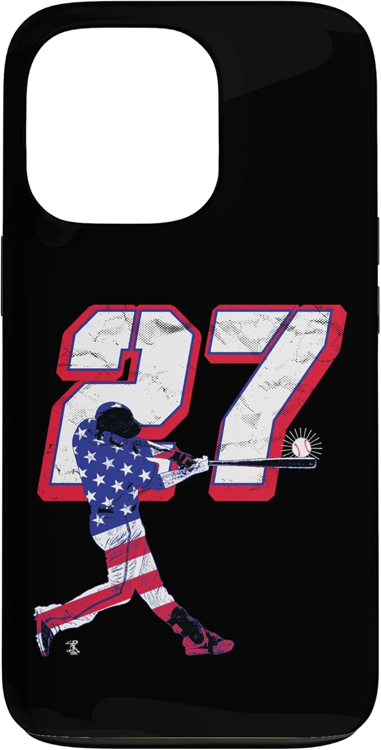 Mike Trout Flag Silhouette Gameday Case for iPhone 13 Pro