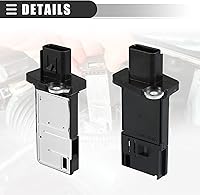 Vista 7 de Medidor de sensor de flujo de aire Motoforti, reemplazo de sensor de flujo de aire MAF, para Ford Focus 2.0L 2008-2011, plástico, 3L3Z-12B579-BA
