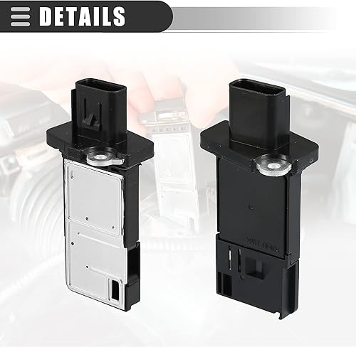 Miniatura 7 de Motoforti Sensor de flujo de aire, sensor MAF reemplazo de flujo de aire, para Ford Focus 2.0L 2008-2011, plástico, 3L3Z-12B579-BA, negro