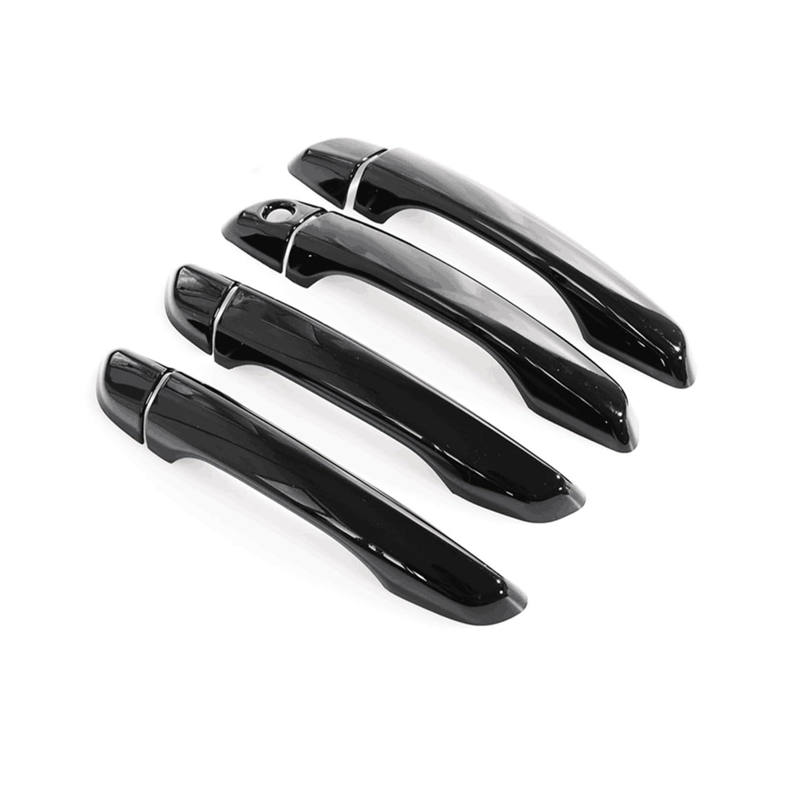 Drezzo Car Exterior Door Handle for Peugeot 5008 MK2 SUV 2017-2023 Car Door Handle Cover Trim Sticker(No sensors 1)
