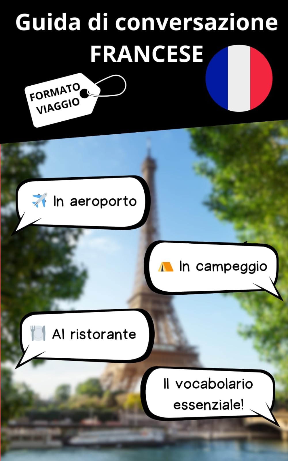 Guida di conversazione italiano-FRANCÉS: Parlare francese in viaggio | Imparare il francese facilmente | Piccola guida tascabile formato viaggio | ... | Guida pratica | Mini dizionario | Italia