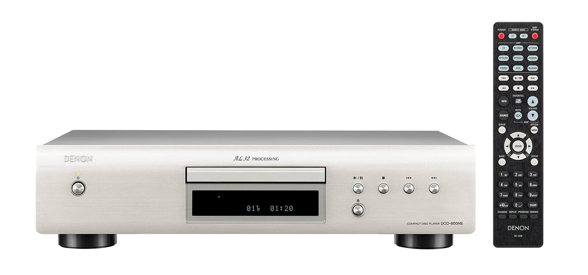 Lettore CD DENON DCD-​600NE, silver