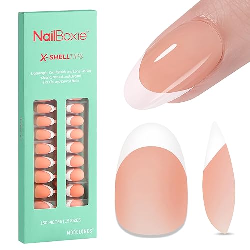 modelones Press on Nails, 150 Pcs French Tip Press on