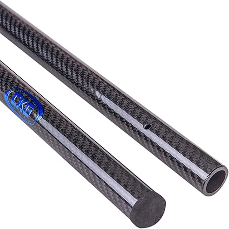CKG Carbon Fiber Travel Sand Scoop Shovel Handle Universal Lightweight Pole for Beach Metal Detecting Long Rod with 28.5mm/1 1/8" Diameter