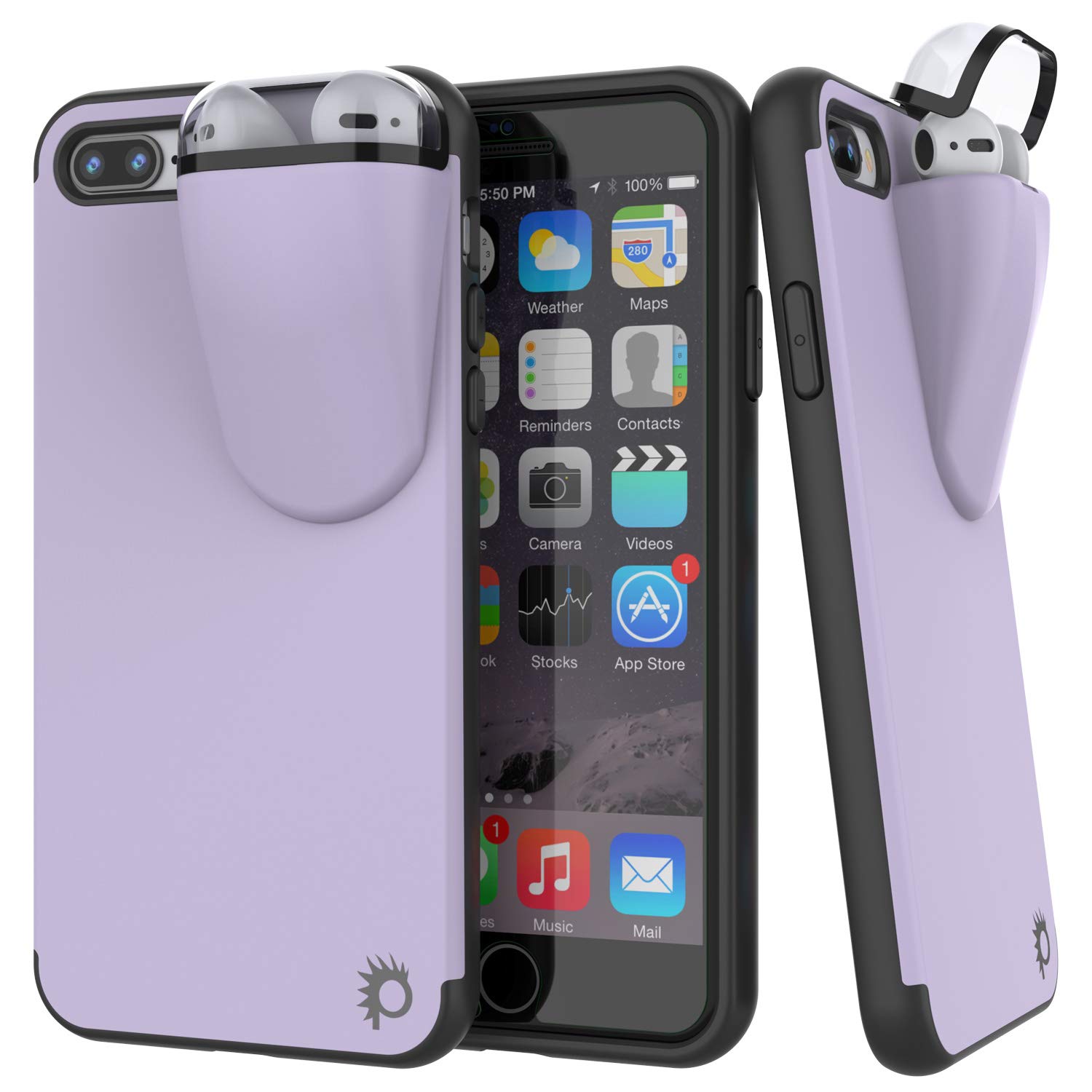 Cadorabo custodia per Apple iPhone 7 PLUS / 7S PLUS / 8 PLUS custodia protettiva in rosso custodia per cellulare TPU custodia cover