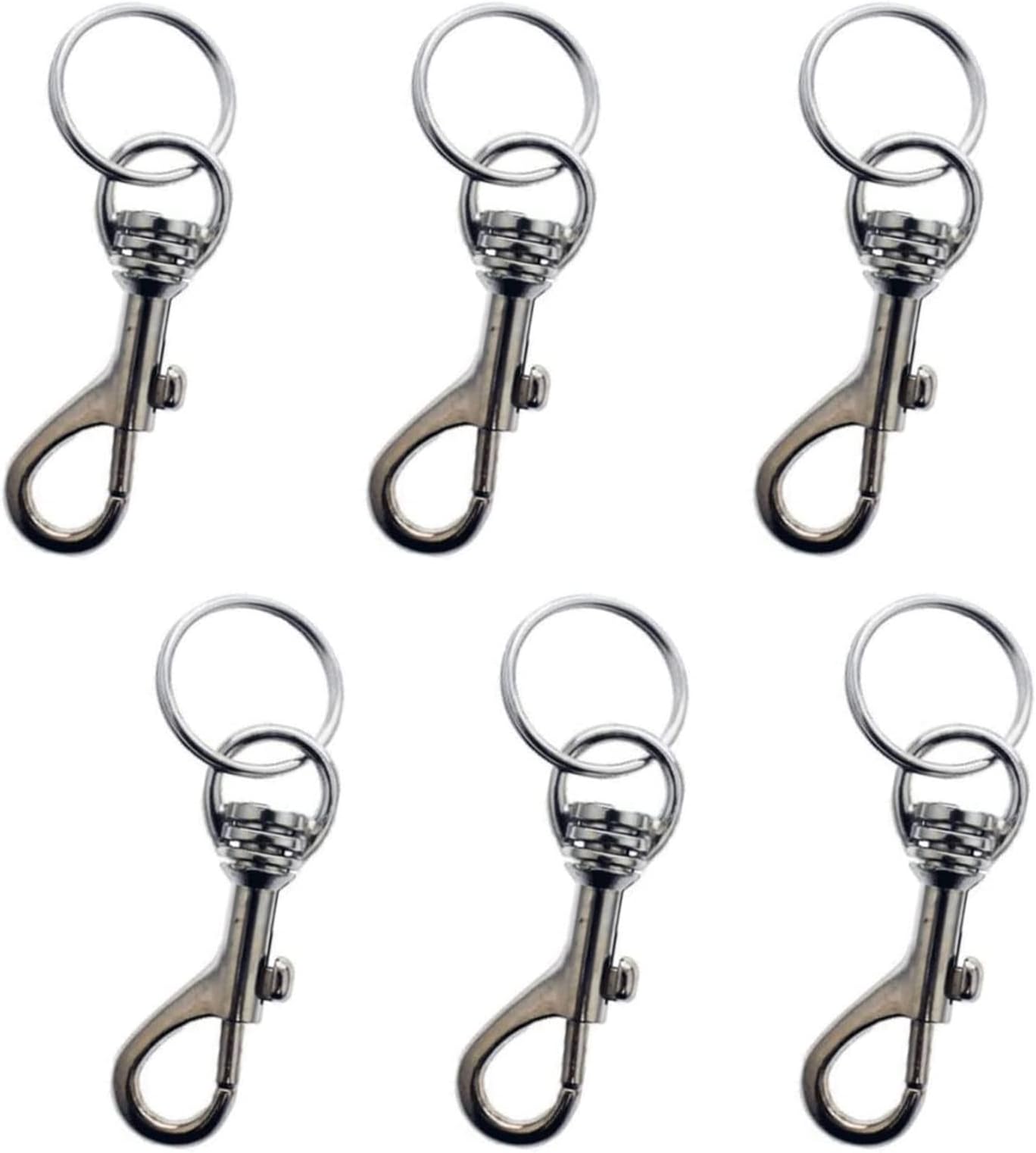9cm Strong Belt Clip Metal Hipster Keychain Keyring Key Fob Wallet Holder Chain Ring (2)