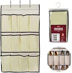 Organizador De Sapatos Suspenso P/Portas 12 Pares Clink