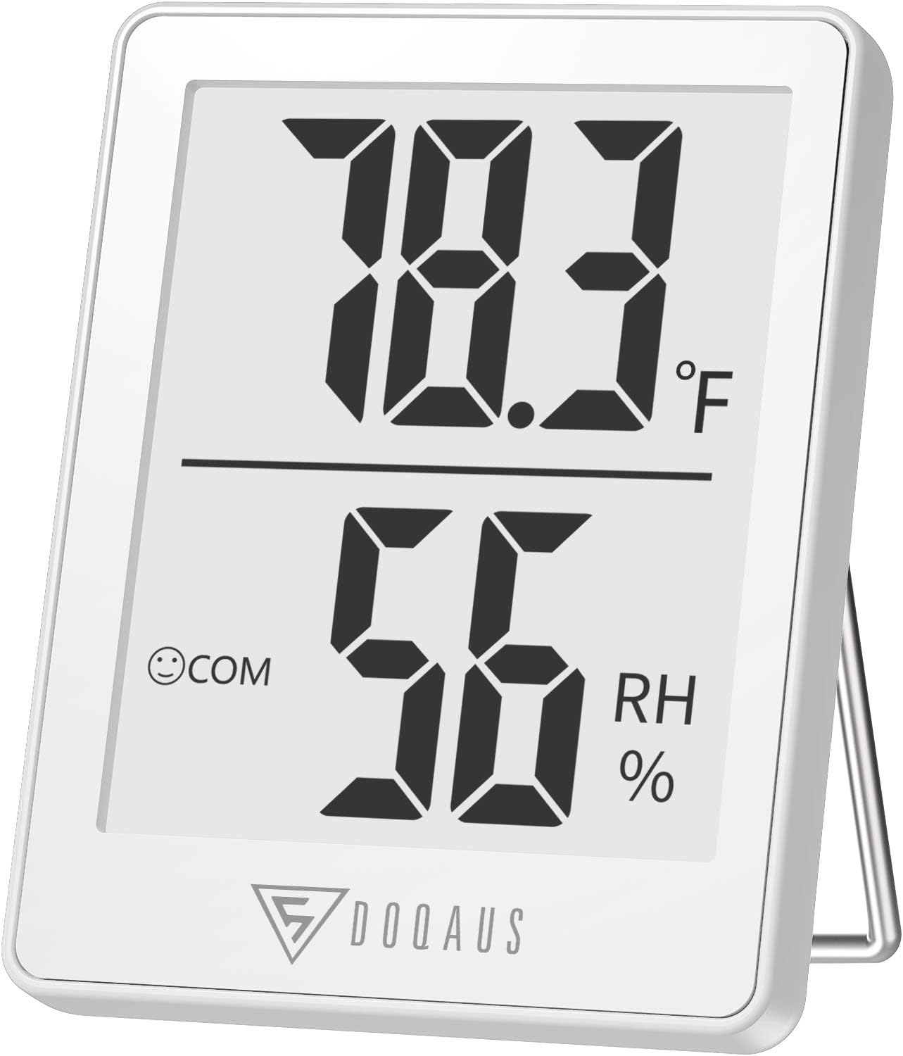 DOQAUS Indoor Thermometer Hygrometer-White