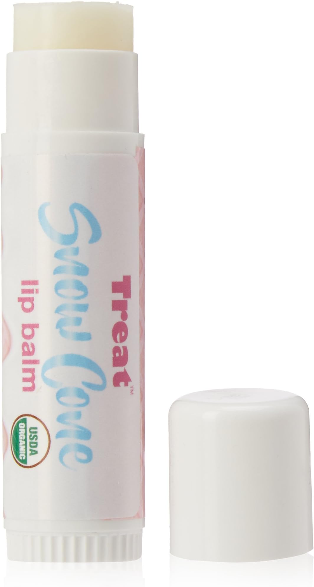 TREAT Jumbo Lip Balm, Organic & Cruelty Free (.50 OZ) (Snow Cone)