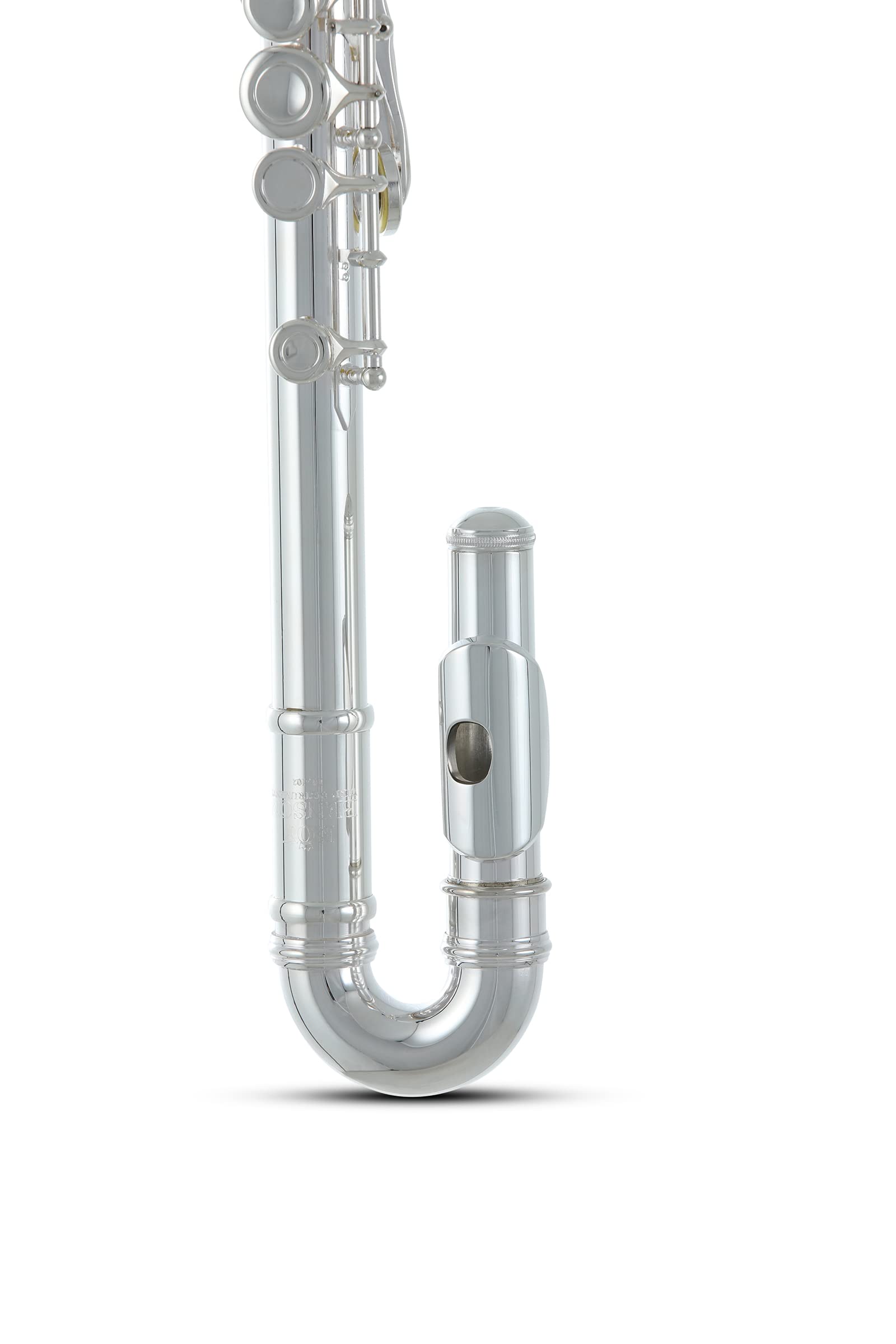 Roy Benson Kinder Querflöte FL-102, Flöte (Neusilber-Mechanik, mit Finger-Buttons, erstklassige PISONI Polster, inkl. Wischerstab und Putztuch, leichtes Rechtecketui mit Rucksackgarnitur), Silber