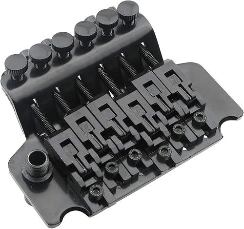 Miniatura 12 de Swhmc Floyd Rose - Puente de trémolo de bloqueo tipo rosa, puente dorado de 2 puntos para guitarra eléctrica y juego de piezas con barra para Strat