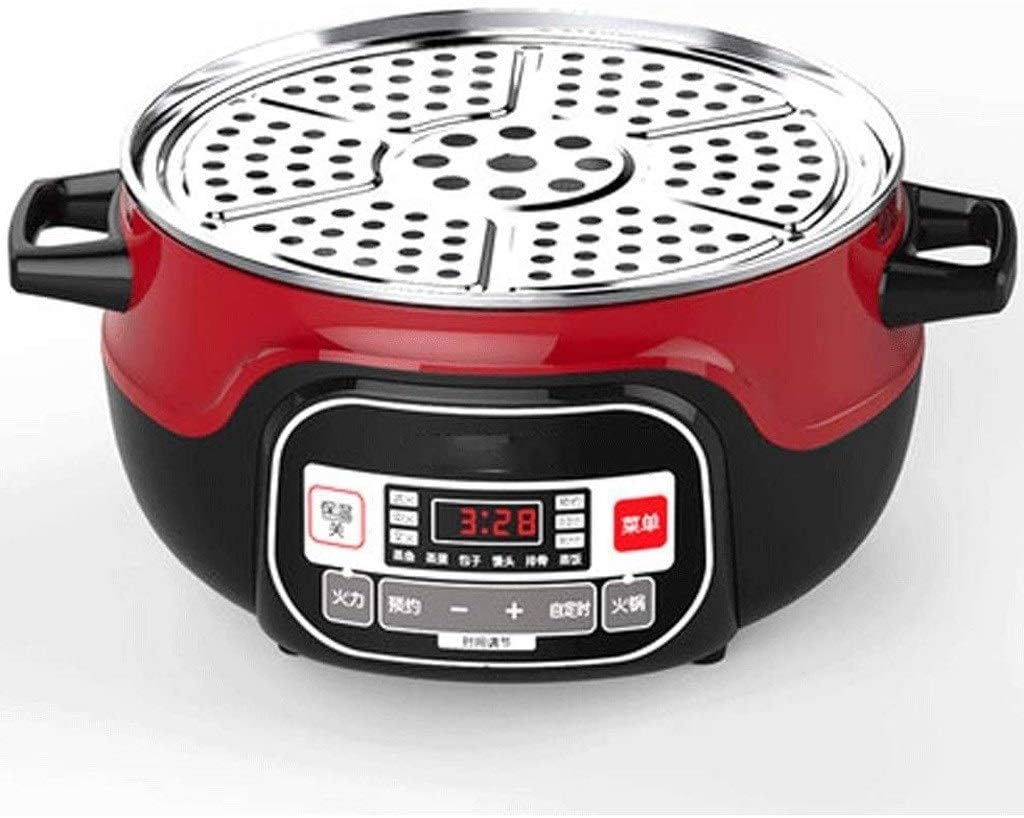 2-layer stainless steel steamer, 6 preset cooking modes, stackable baskets and powered stainless steel base for food, meat, fish and vegetable