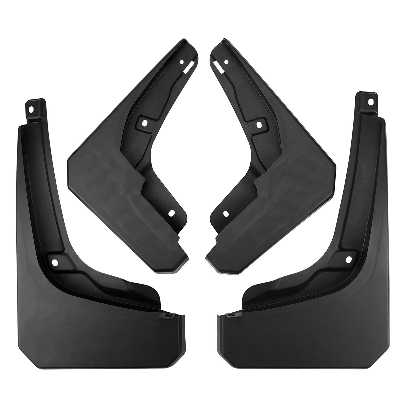 YPSBBHD Car Mud Flaps Fender Splash Guards, Compatible with BAIC BJ30 2024-2025, Splashproof Exterior Accessories for Car Wheel Protector