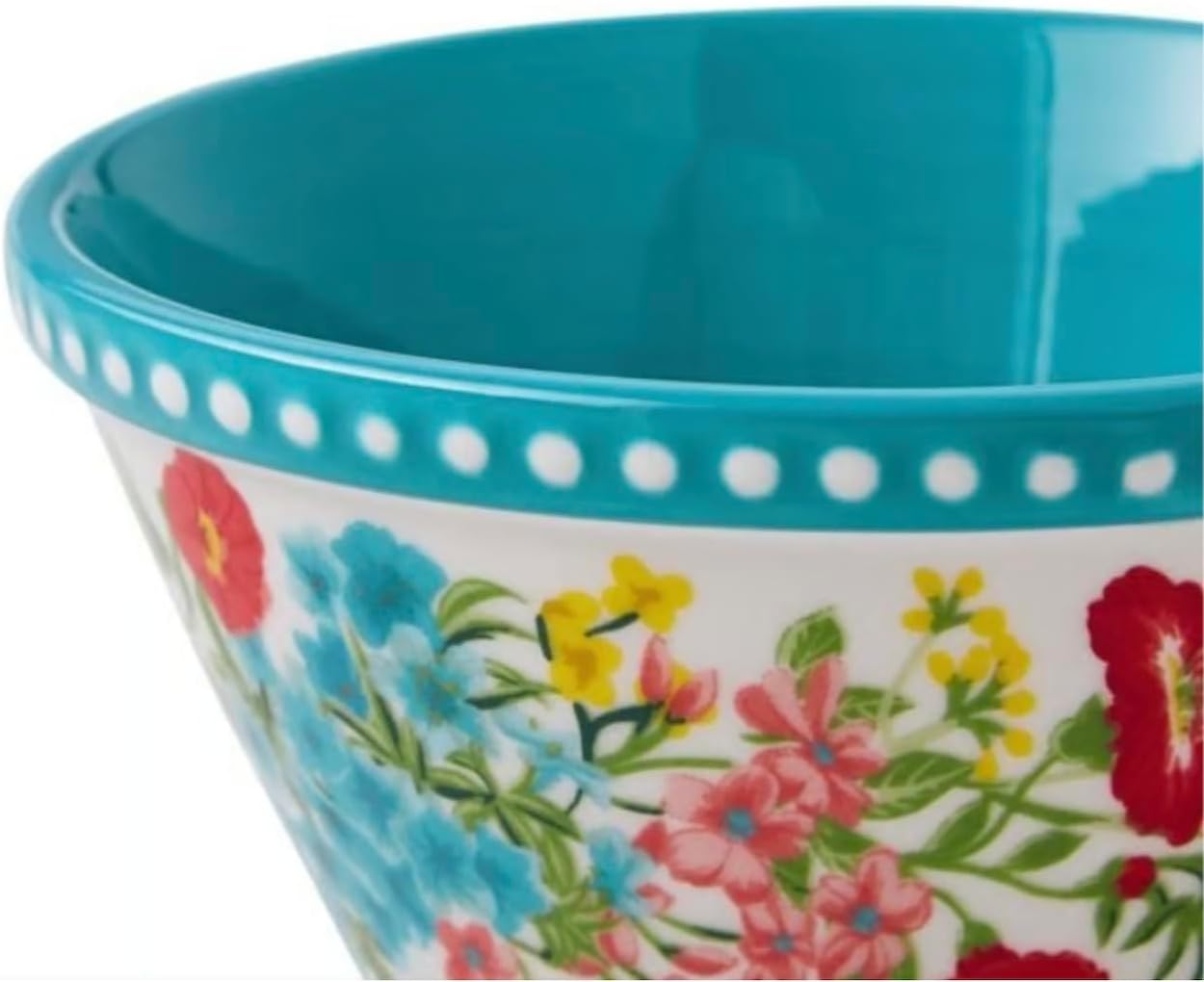 Fancy Flourish 6 Piece Ramekin bowl Set with wirer Carrying Caddy