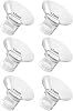 NaNaLazy 6pcs Flange Insert 17mm, Compatible with Medela/TSRETE/momcozy S9/S10/S12/S9pro/S12pro Universal, Wearable Breast Pump Shield and Milk Collector Accessory (24mm)
