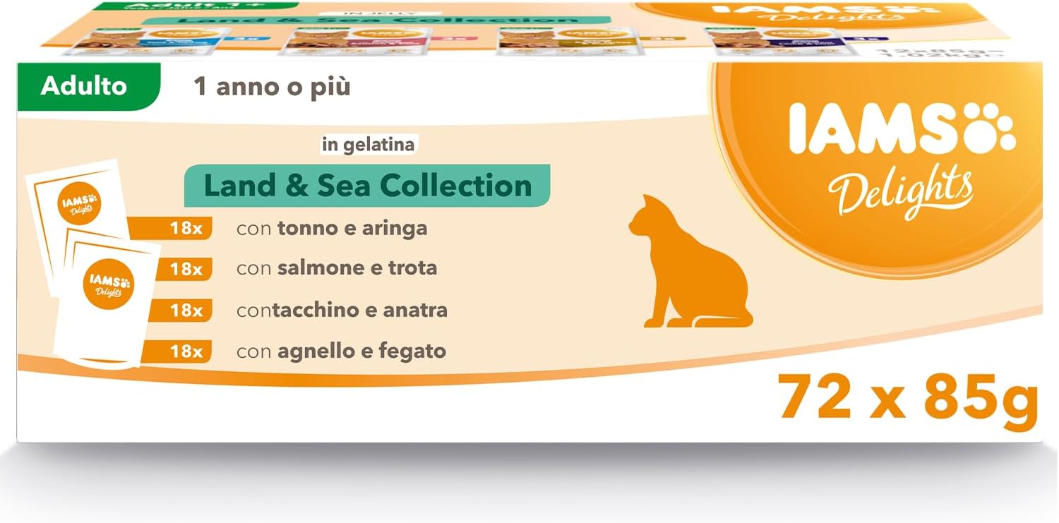 Sheba Delicatezze In Gelatina Per Gatti - Mix Di Tonno, Salmone E Pesce Bianco, 60 Bustine Da 85g - Foto 9