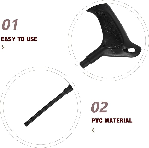 DIYEAH Outil de Maintenance pour Patins à roulettes 2 Pièces Clé à T Poignée Antidérapante, Compatible Roues de Roller et Skateboard, Accessoire d'entretien Polyvalent pour Usage - 3