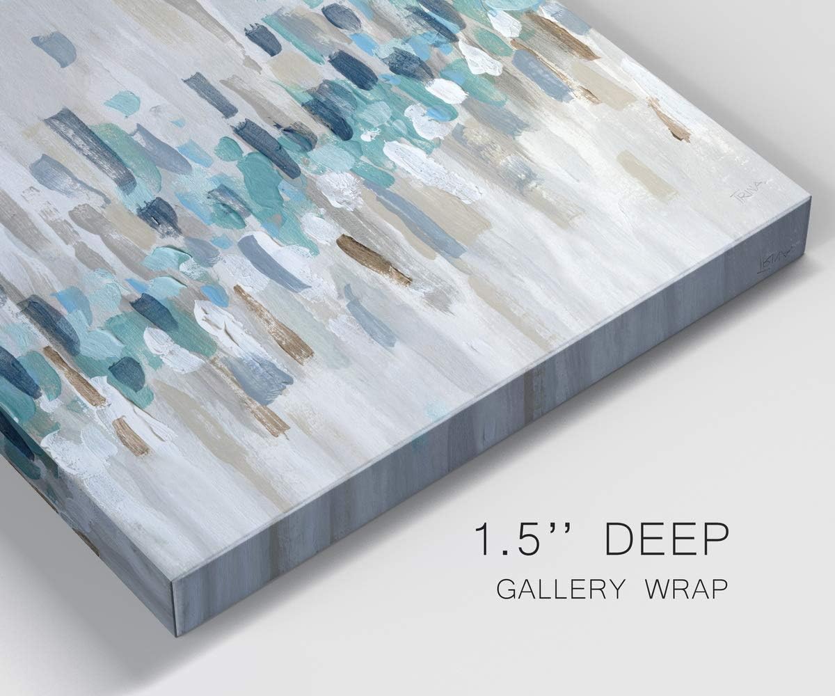 Home Decor Square Canvas Wall Art Abstract Painting Modern Pictures Minimalist Decoration for Living Room Dining Room Bathroom Office, Ready to Hang