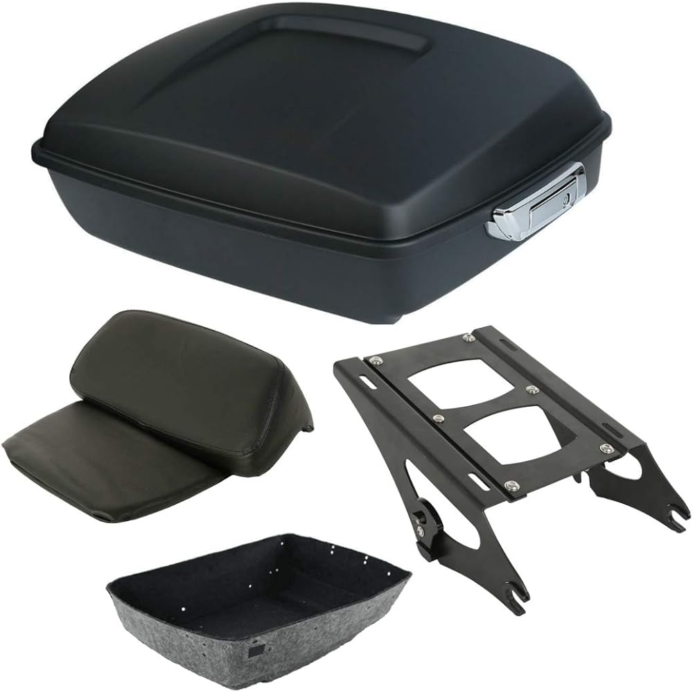 Two Up Pack Mount Luggage Rack Fit For Harley Touring Road King 14-24