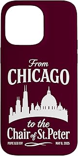 From Chicago to the Chair of St. Peter, Pope Leo XIV Case for iPhone 14 Pro Max