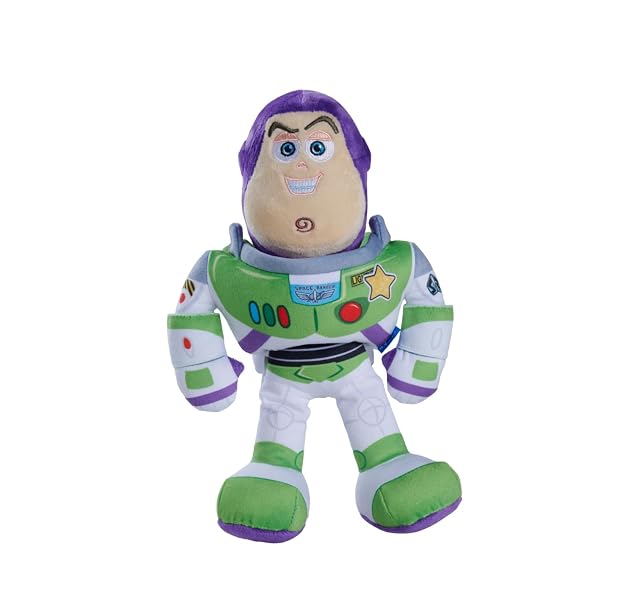 Simba Disney Pixar Toy Story 5 Buzz Lightyear Peluche 25 cm, Muñeco de Peluche Suave del Space Ranger, Personaje de la Película Toy Story para Jugar y Coleccionar, Apto Desde 0 Meses (6315870701)