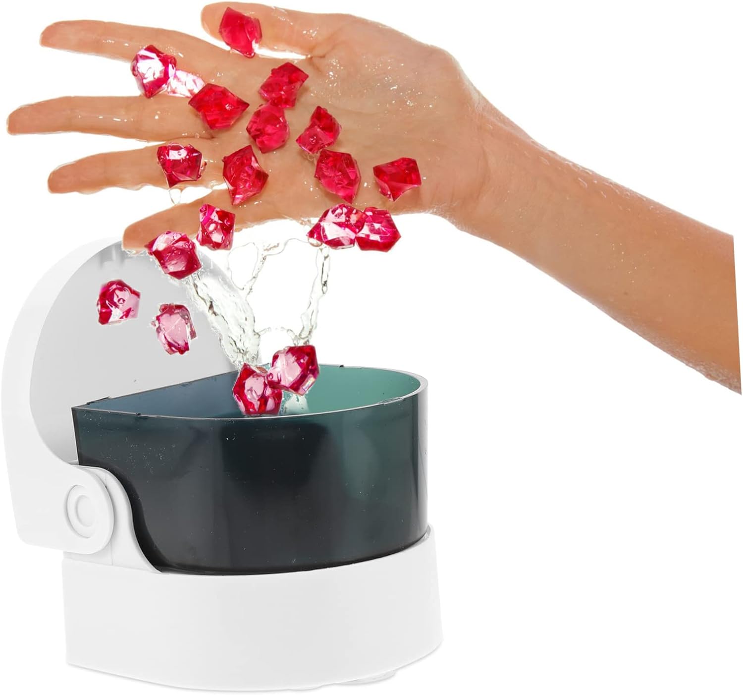 GLEAVI Diamond Cleaner Compact Jewelry Cleaning Tool for Rings Earrings and More Easy to Use with Water for Efficient Jewelry Care