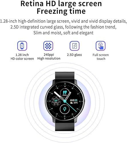 Miniatura 4 de Reloj inteligente para Google Pixel 8, reloj de seguimiento de actividad física para hombres y mujeres, IP67 resistente al agua con pantalla táctil