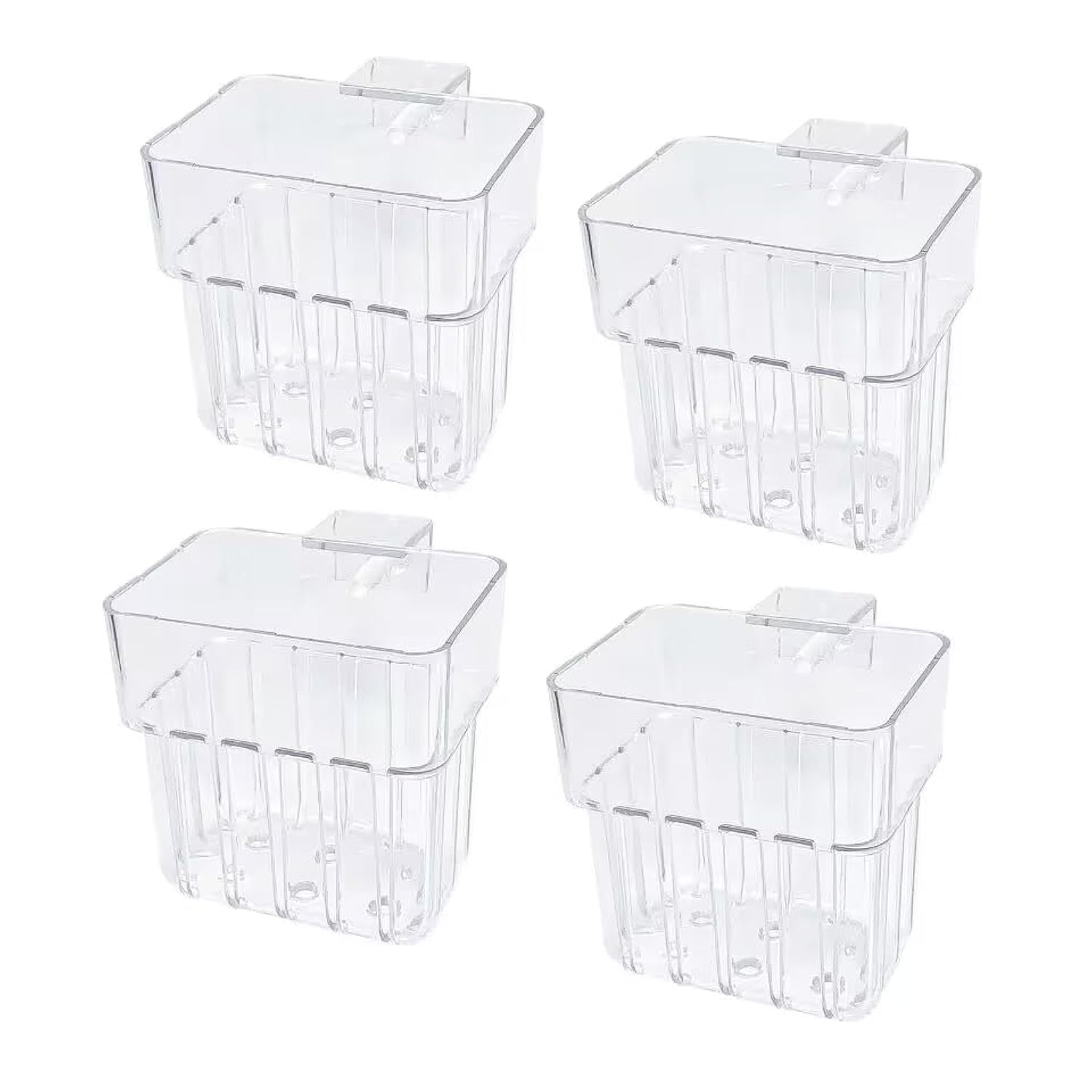 Generic Aquarium Plant Holder Fish Tank Aquatic Plant Holder Hook Clear Aquatic Planter Hanging Pot Aquarium Plants Decorations