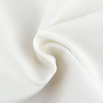 67cmx1m Cotton Linen Fabric Beige Embroidery Fabric Needlework Material Cloth for Quilting, Sewing, Crafts