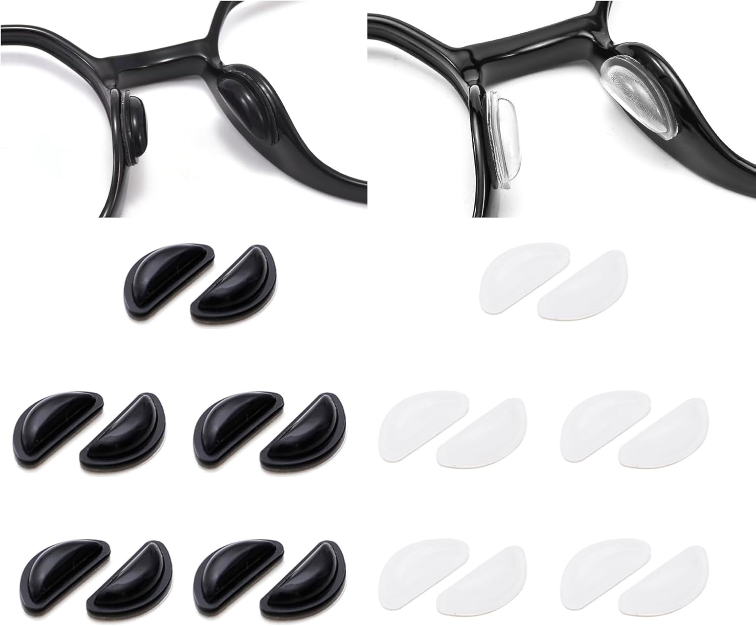 10 Pairs Anti Slip Adhesive Glasses Nose Pads, Soft Pakistan Ubuy