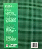 Expériences Scientifiques 2762546494 Book Cover
