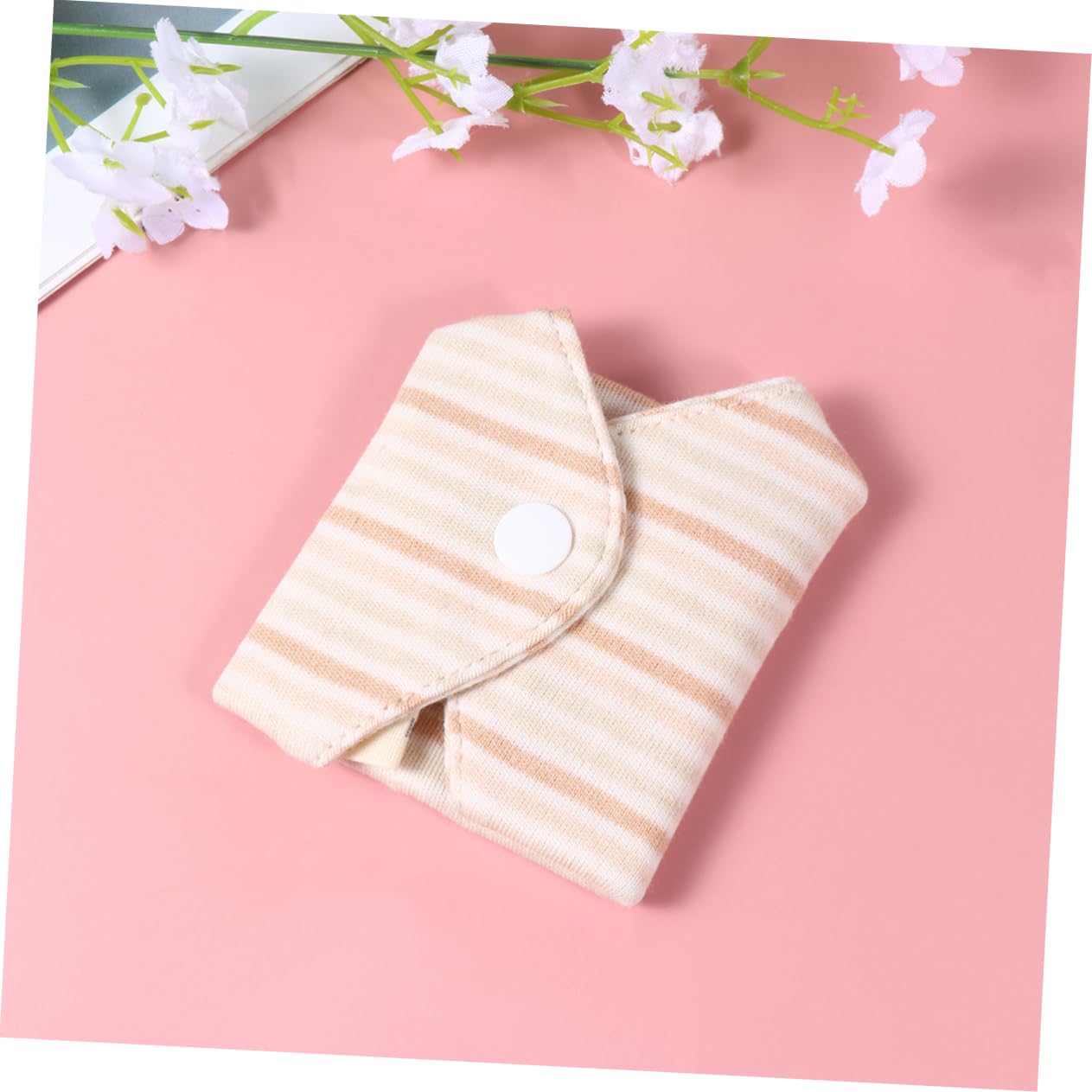 KOMBIUDA 3 Juegos De Compresas Lavables Para Mujer Superabsorbentes Reutilizables Suaves Y Transpirables Para Viajes Con Estampados Aleatorios 5 Unidades X 3