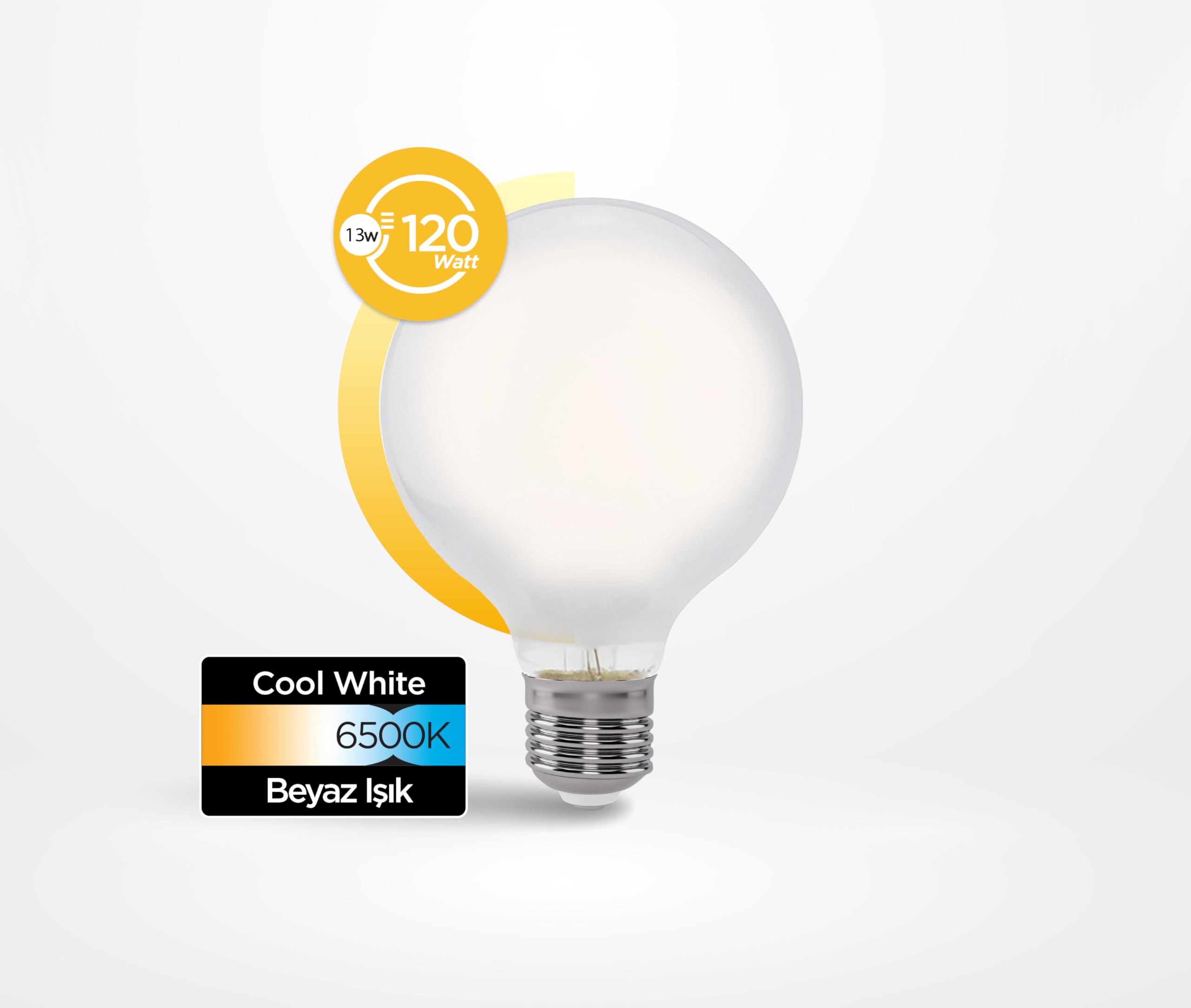 Panasonic Filament Ampul E27 13W 2000LM 6500K Milky