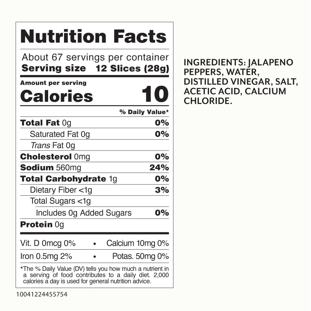 Roland Foods Sliced Jalapenos, Specialty Imported Food, 8.33 Pound Bag, Pack of 1