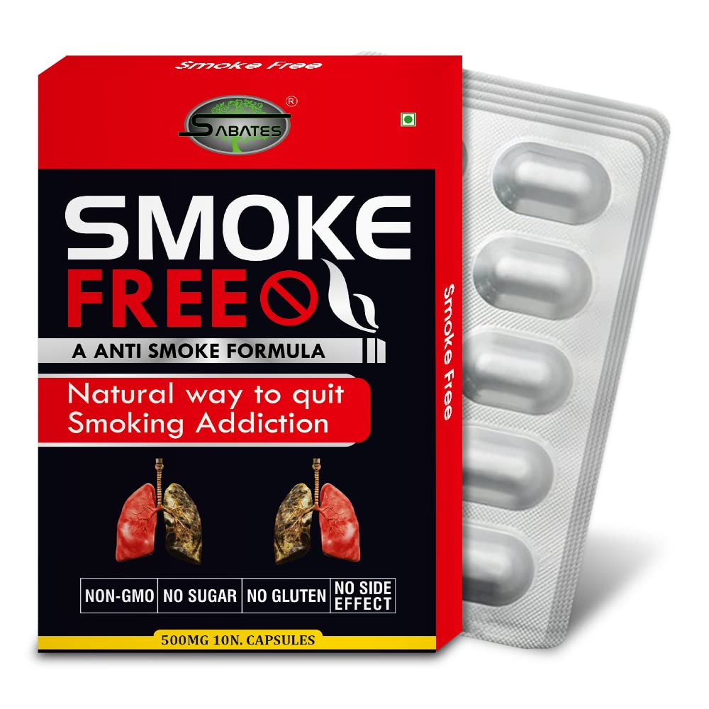 Smoke Free Multivitamin Supplements Help To Detox Lungs Quit Smoking Lower Toxic Substances herbal ingredients-image-35